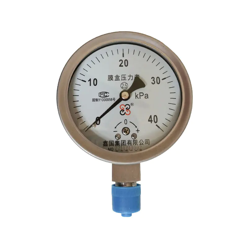 Đồng hồ đo áp suất hộp màng dòng XG/YE-100, 150 Đồng hồ đo áp suất hộp màng dòng XG/YE-100, 150